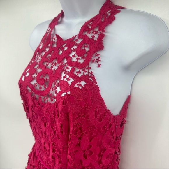 Saylor Pink Amari Lace Mini Dress Size Small - Picture 9 of 16
